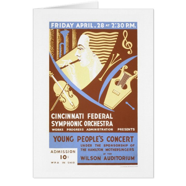 Cincinnati Orchestra 1939 WPA (Front)