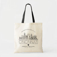 Cincinnati que casa el horizonte estilizado del |