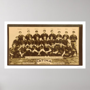 Cincinnati Reds Baseball 1913 Poster