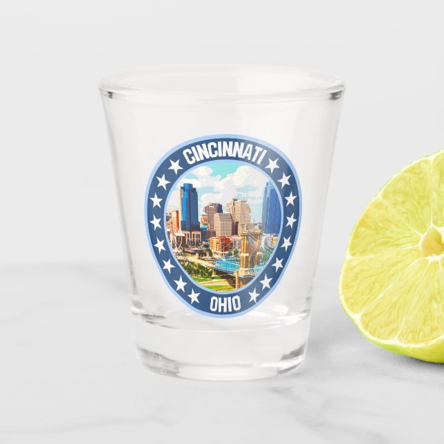 Cincinnati                                         shot glass (Front)