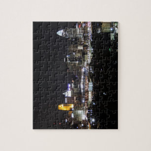 Cincinnati skyline at night jigsaw puzzle