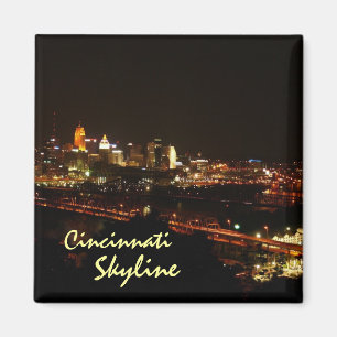 Cincinnati Skyline Magnet