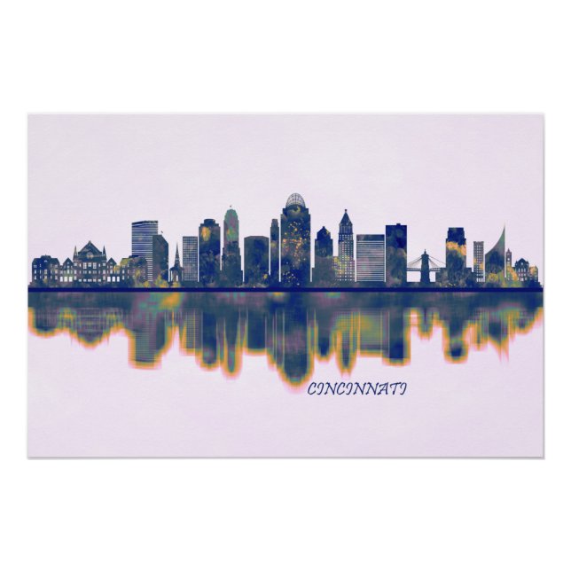 Cincinnati Skyline Poster (Front)