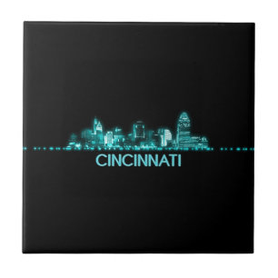 Cincinnati Skyline Tile