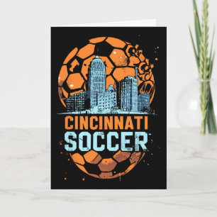 Cincinnati Soccer City Skyline Cool Cincy 513 Card