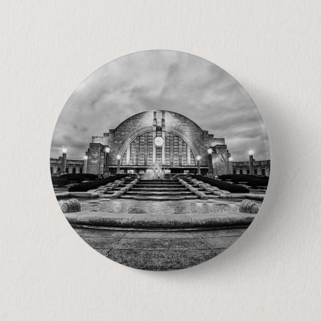 Cincinnati Union Terminal 2 Inch Round Button (Front)