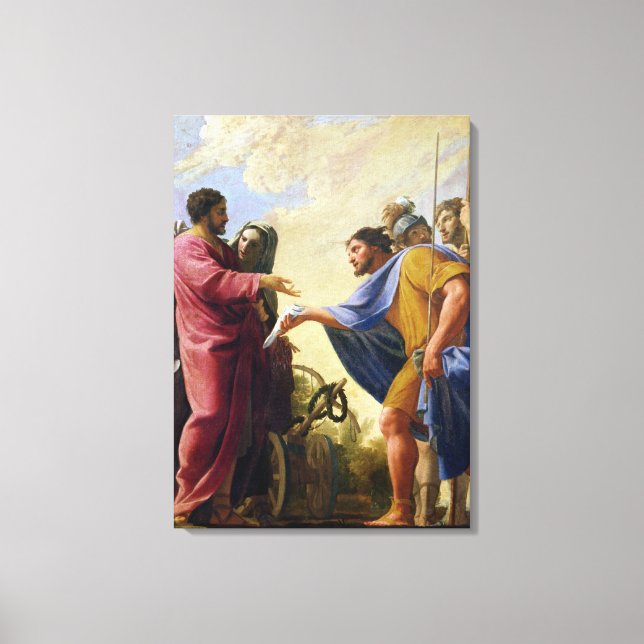 Cincinnatus Returning to his Plough Canvas Print (Front)