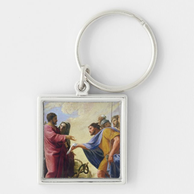 Cincinnatus Returning to his Plough Keychain (Front)