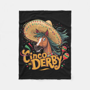 Cinco De Der Mexican Cinco De Mayo Fleece Blanket