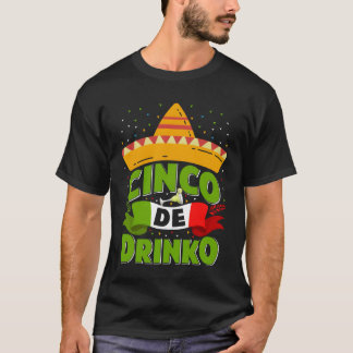 Cinco de Drinking Meico Drink Party Fan family T-Shirt