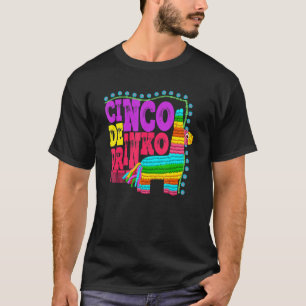 Cinco De Drinko Mexican Cinco De Mayo Drinking T-Shirt
