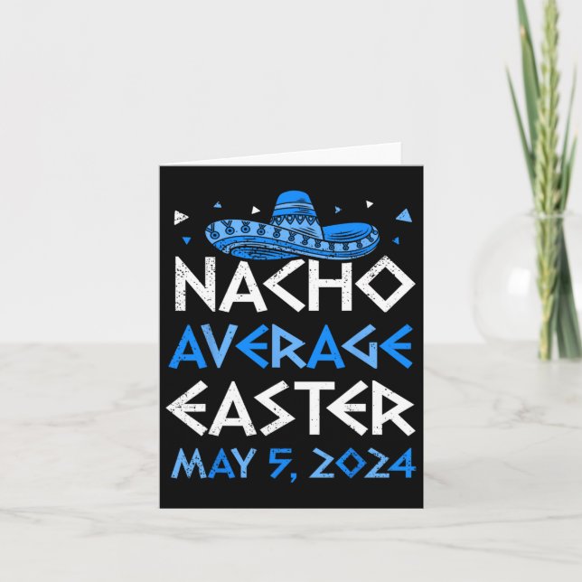 Cinco De Easter Funny Cinco De Mayo Orthodox Greek Card (Front)