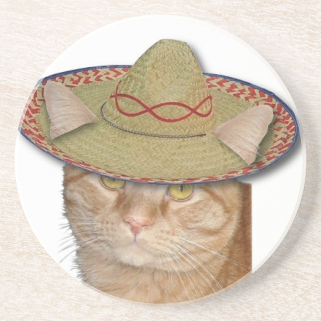 Cinco de Gato Coaster (Front)