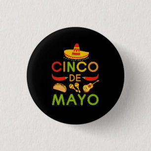 Cinco de Mayo 1 Inch Round Button