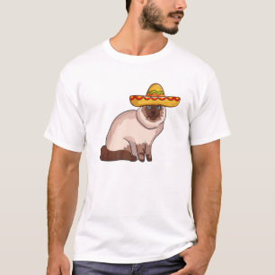 Cinco De Mayo 2020 Funny Mexican Siamese Cat T-Shirt