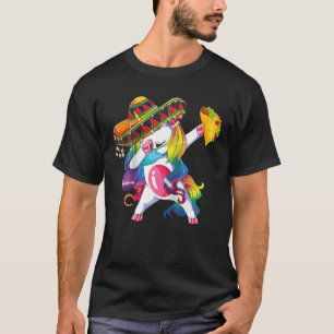 Cinco De Mayo 2022 Dabbing Unicorn Taco Holder Wom T-Shirt