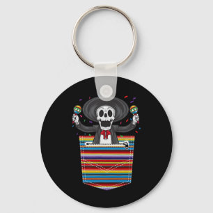 Cinco De Mayo 2025 Calaca Blanket Pocket Serape Me Keychain