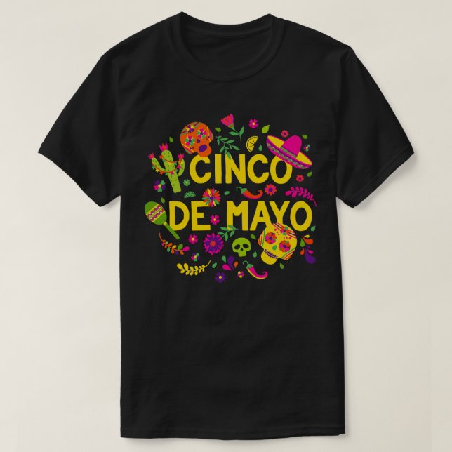 Cinco de Mayo (20) T-Shirt (Design Front)