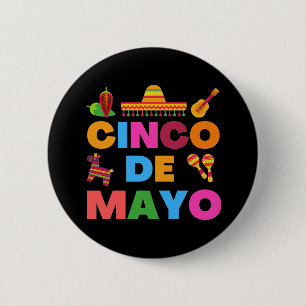 Cinco De Mayo 2 Inch Round Button