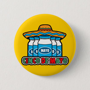 Cinco De Mayo 2 Inch Round Button