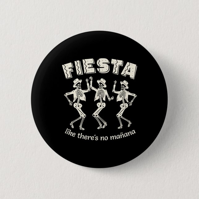 Cinco De Mayo  2 Inch Round Button (Front)