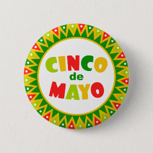 Cinco de Mayo 2 Inch Round Button