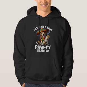 Cinco De Mayo Beagle Paw Ty Beagle Hoodie