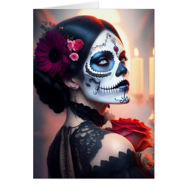 Cinco de Mayo Beauté avec carte d'anniversaire Ros (Devant)