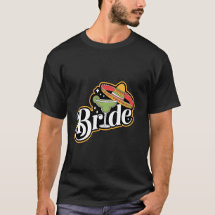 Cinco de Mayo Bride Sombrero Margarita Party Mexic T-Shirt