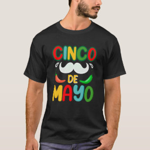 Cinco De Mayo Burritos Mexico Tacos and Avocado 1 T-Shirt