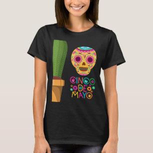 Cinco De Mayo Burritos Mexico Tacos and Avocado 25 T-Shirt