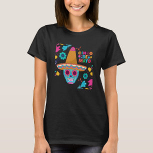 Cinco De Mayo Burritos Mexico Tacos and Avocado 2 T-Shirt