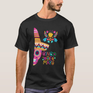 Cinco De Mayo Burritos Mexico Tacos and Avocado  2 T-Shirt