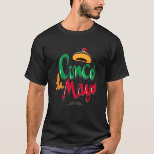 Cinco De Mayo Burritos Mexico Tacos and Avocado 2 T-Shirt