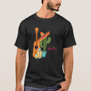 Cinco De Mayo Burritos Mexico Tacos and Avocado 4 T-Shirt
