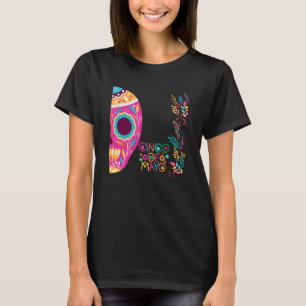 Cinco De Mayo Burritos Mexico Tacos and Avocado  8 T-Shirt