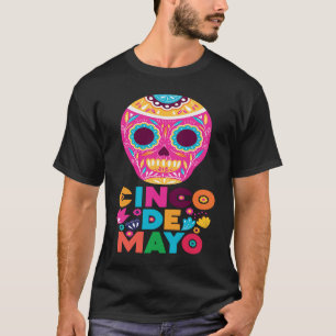 Cinco De Mayo Burritos  Mexico Tacos and Avocado   T-Shirt