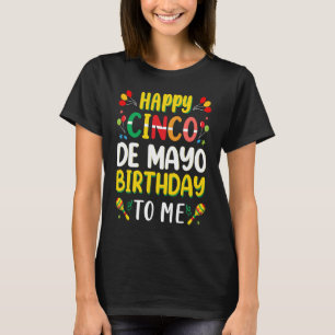 Cinco De Mayo Burritos Mexico Tacos and Avocado T-Shirt