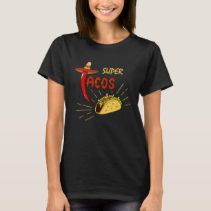 Cinco De Mayo Burritos Mexico Tacos and Avocado T-Shirt