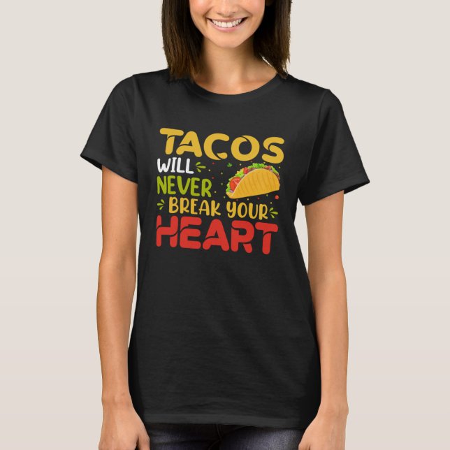 Cinco De Mayo Burritos  Mexico Tacos and Avocado   T-Shirt (Front)