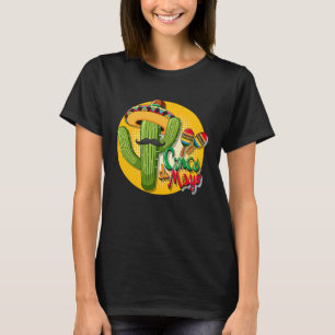 Cinco De Mayo Burritos  Mexico Tacos and Avocado   T-Shirt