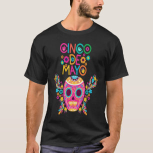 Cinco De Mayo Burritos Mexico Tacos and Avocado T-Shirt