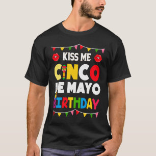 Cinco De Mayo Burritos  Mexico Tacos and Avocado   T-Shirt