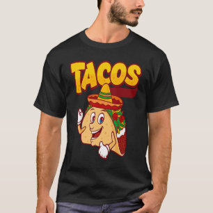 Cinco De Mayo Burritos Mexico Tacos and Avocado T-Shirt