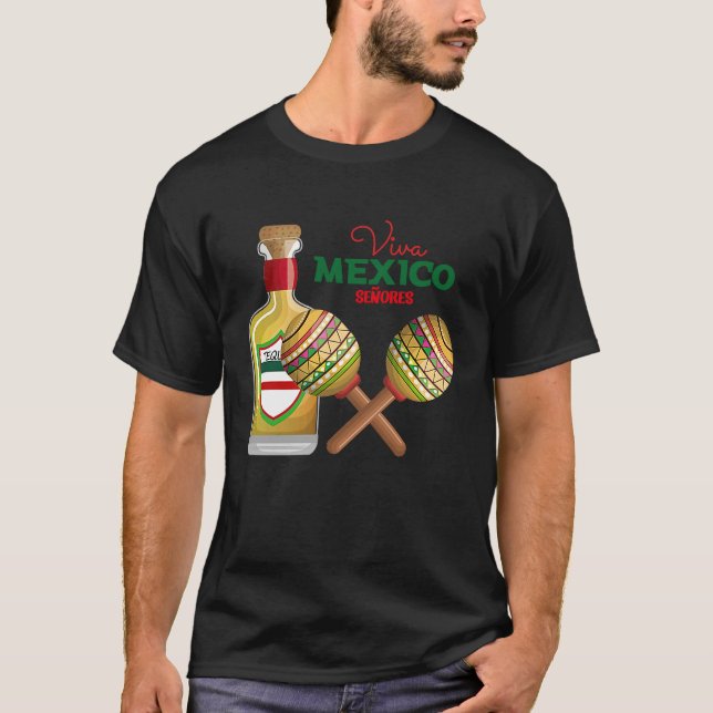 Cinco De Mayo Burritos  Mexico Tacos and Avocado   T-Shirt (Front)