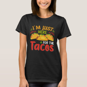 Cinco De Mayo Burritos Mexico Tacos and Avocado T-Shirt