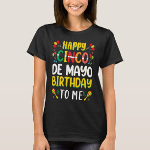 Cinco De Mayo Burritos Mexico Tacos and Avocado T-Shirt