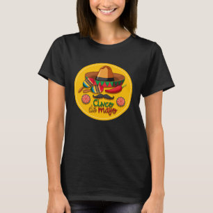 Cinco De Mayo Burritos Mexico Tacos and Avocado T-Shirt