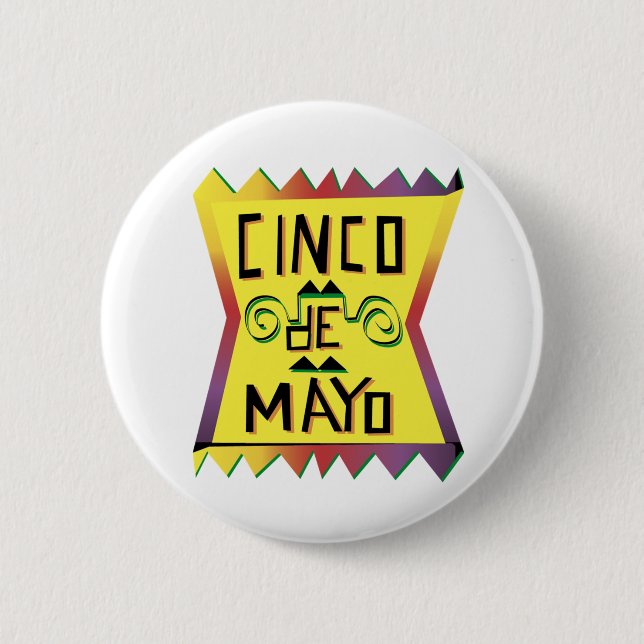 Cinco de Mayo button (Front)