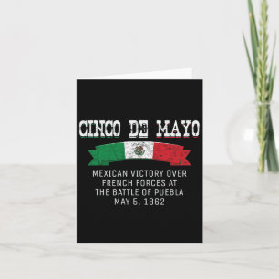 Cinco De Mayo Byttle Of Puebla May 5 Cinco De Mayo Card